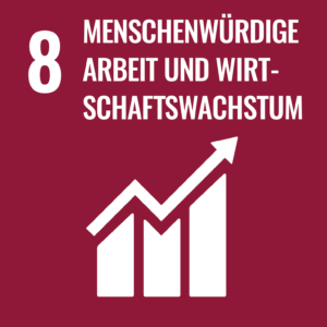 EVH Nachhaltigkeitsbericht – UN-Ziel für Nachhaltige Entwicklung (SDG): 8 Menschenwürdige Arbeit und Wirtschaftswachstum